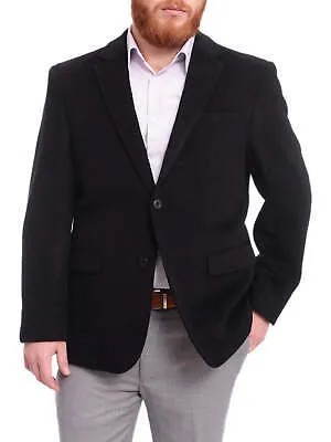 Классический однотонный черный пиджак Prontomoda из овечьей шерсти и кашемира, спортивное пальто
