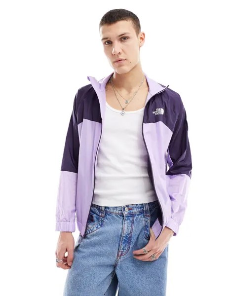 Спортивная куртка на молнии The North Face Windshell NSE в сиреневом и фиолетовом цветах