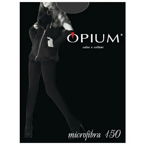 Колготки  Opium Microfibra, 150 den, размер 2, серый