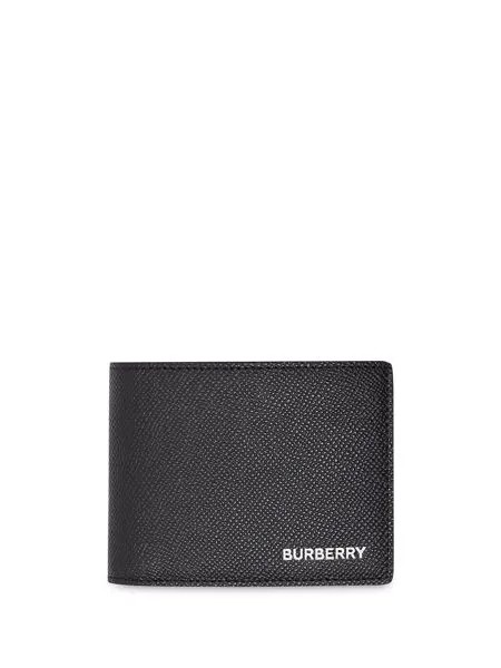 Burberry бумажник из зернистой кожи