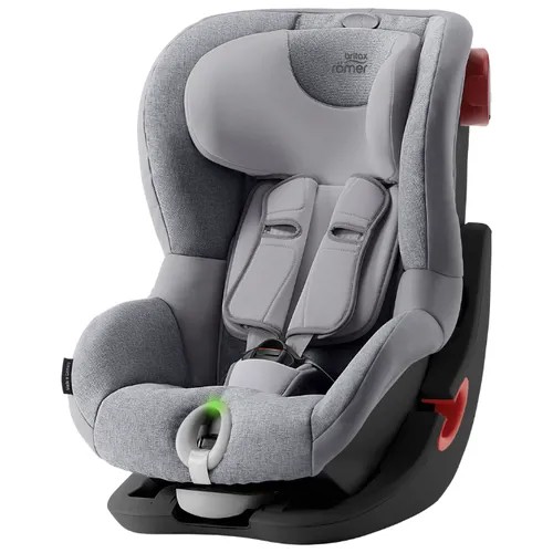 Автокресло группа 1 (9-18 кг) BRITAX ROMER King II LS, grey marble black series