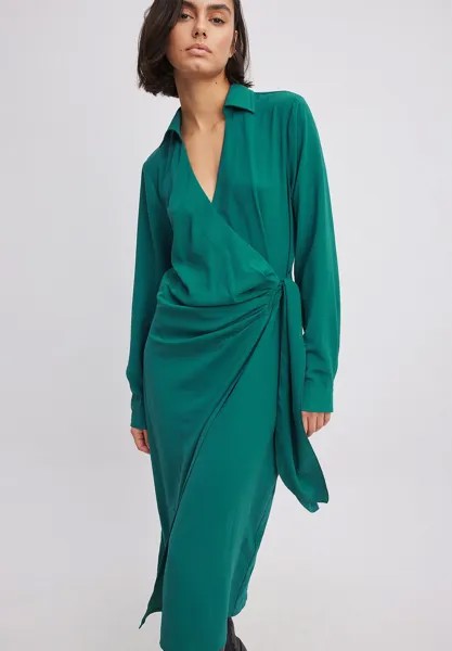 Летнее платье NA-KD, зеленый