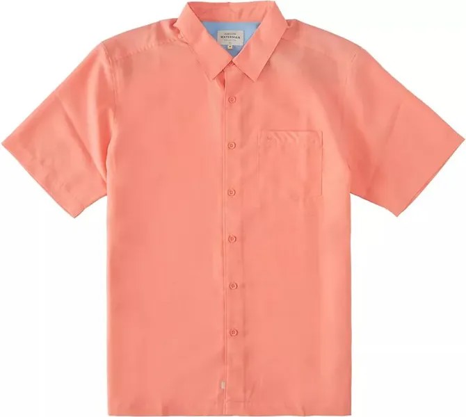 Мужская рубашка с коротким рукавом Quiksilver Waterman Centinela 4, персиковый