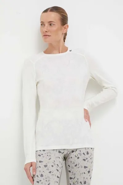 Функциональная футболка с длинным рукавом Lifa Merino Midweight Helly Hansen, бежевый