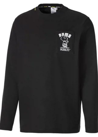 Футболка с длинным рукавом PUMA x PEANUTS Long Sleeve Men's Tee