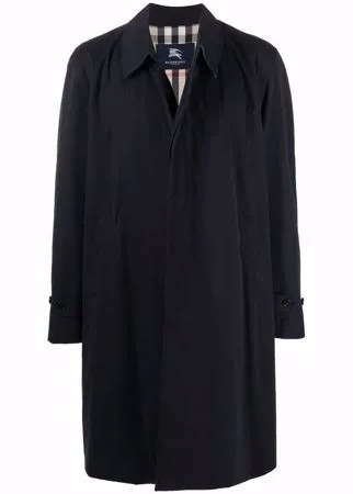 Burberry Pre-Owned однобортный тренч 2000-х годов