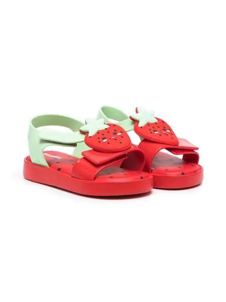 Mini Melissa сандалии Strawberry с открытым носком