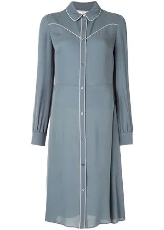 Valentino Pre-Owned платье-рубашка с кантом