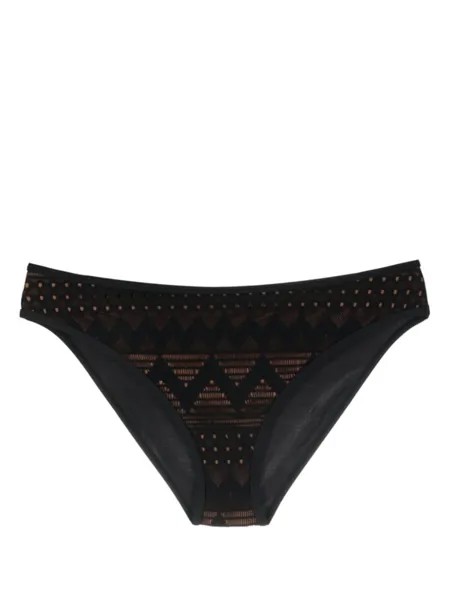 Marlies Dekkers плавки бикини Dolce Vita с сетчатыми вставками, черный