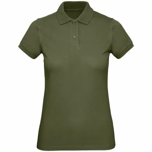 Поло B&C collection, размер S, хаки