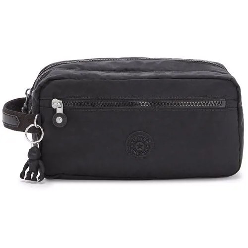 Косметичка Kipling, 26х14х14.5 см, черный