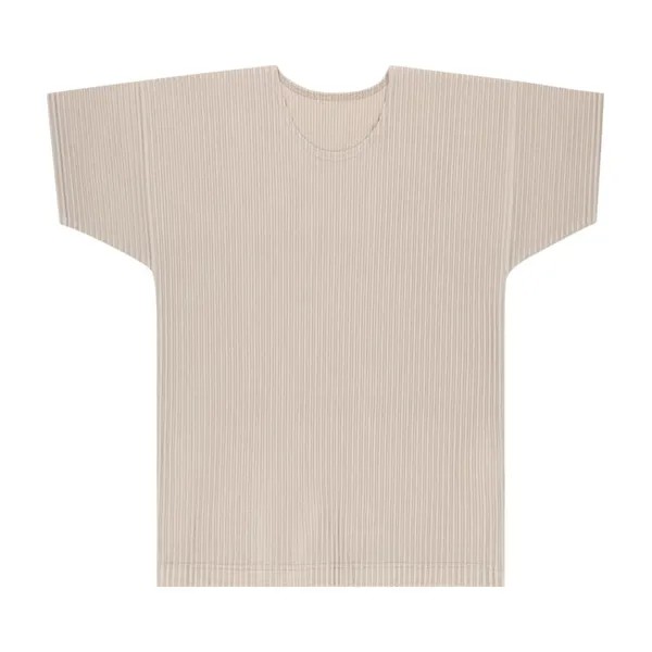 Футболка Homme Plissé Issey Miyake Color Pleats T-Shirt, бежевый