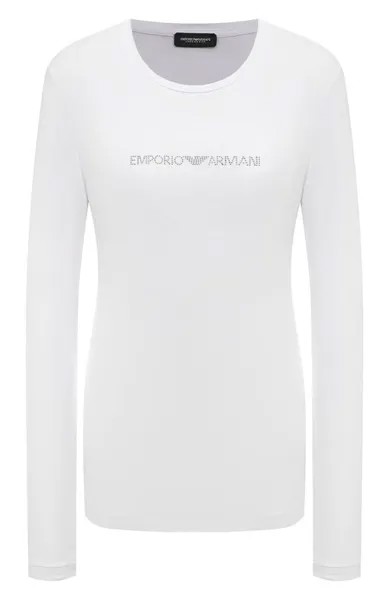 Хлопковый лонгслив Emporio Armani