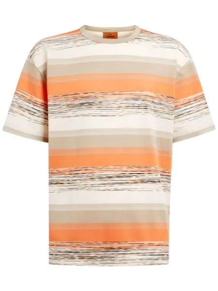 Missoni футболка в полоску, оранжевый