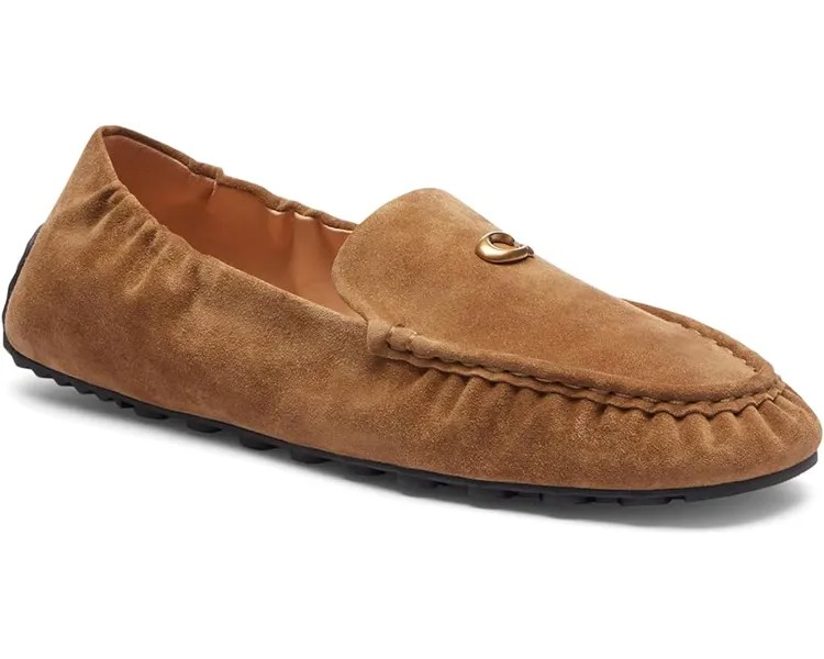 Лоферы COACH Ronnie Suede Loafer, цвет Coconut