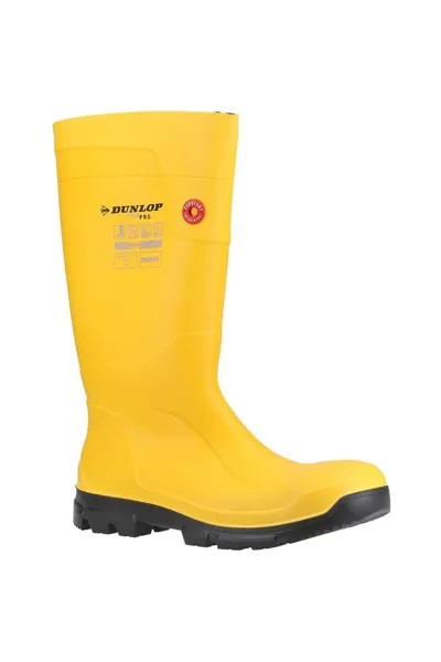 Защитные резиновые сапоги Purofort FieldPRO Dunlop, желтый