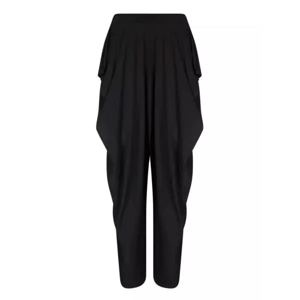 Брюки draped trousers Issey Miyake, черный