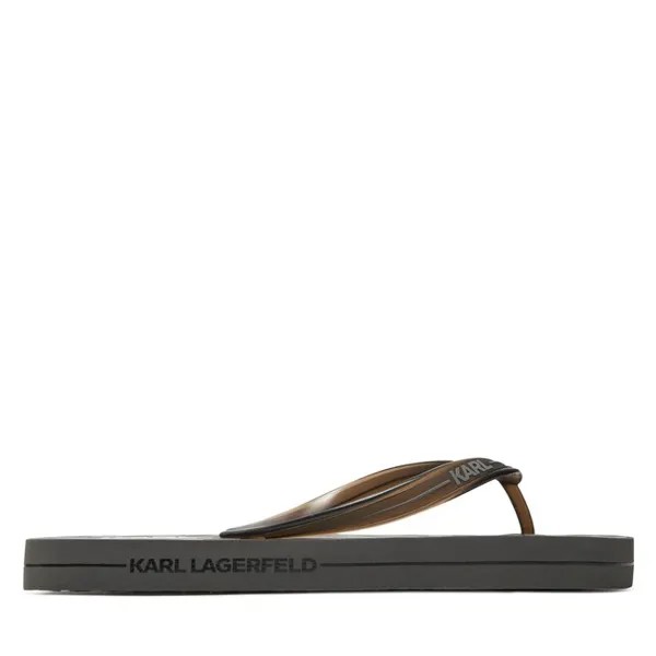 Сандалии KARL LAGERFELD KL71013 Black Rubber V00, черный