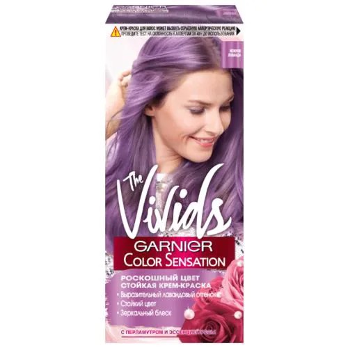 GARNIER Color Sensation The Vivids стойкая крем-краска для волос, Нежная лаванда