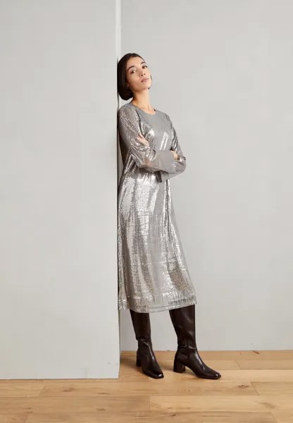 Коктейльное платье MAGDAS Minimum, серебро