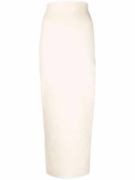 Rick Owens slim-cut slit pencil skirt