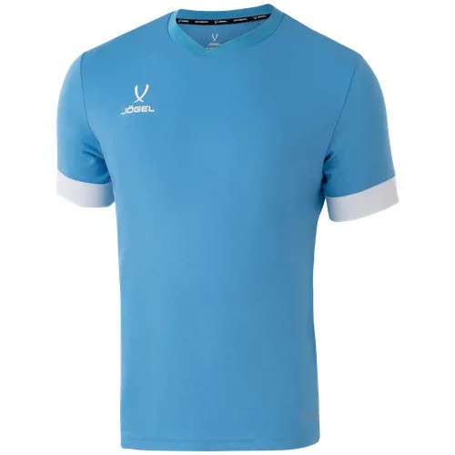 Футболка игровая Jögel DIVISION PerFormDRY Union Jersey, голубой/белый/белый, р-р YL