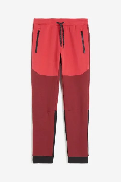 Брюки спортивные H&M Drymove, темно-красный