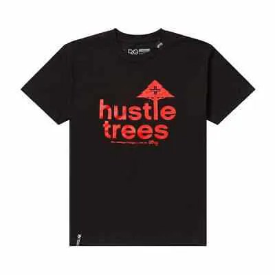 Футболка с короткими рукавами LRG Lifted Research Group «Hustle Trees» (черная/красная)
