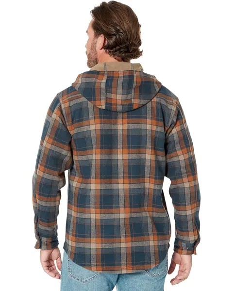 Куртка Wolverine Bucksaw Bonded Shirt Jacket, цвет Indigo Plaid