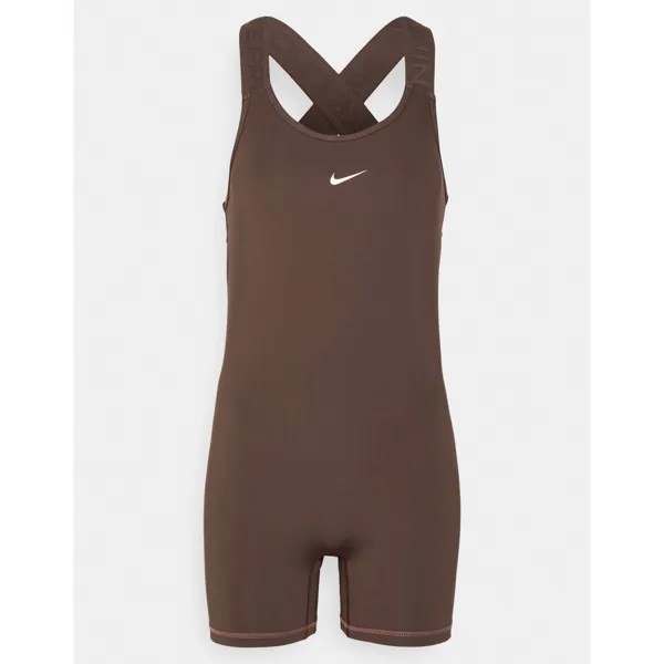 Спортивный боди-костюм Nike, коричневый