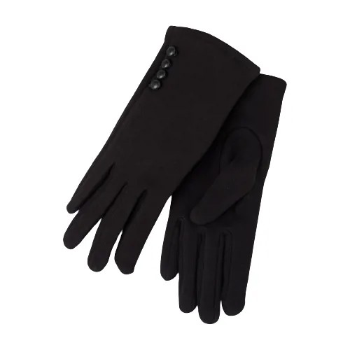 Перчатки женские, цвет чёрный, размер 18-20, HobbyLine