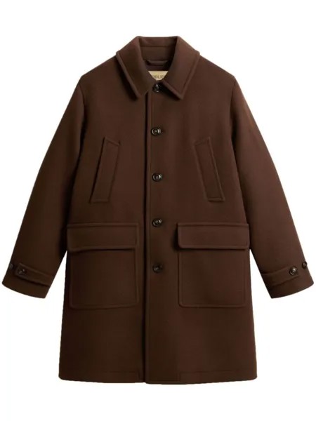 Woolrich пальто из мельтона, коричневый
