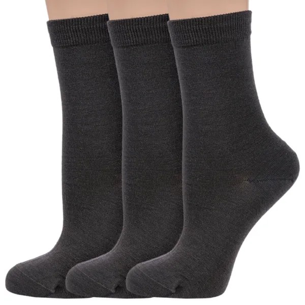 Комплект носков женских Sergio di Calze 3-16SC5 коричневых 23