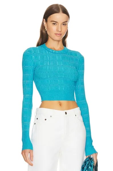 Свитер L'Academie Navi Cropped, цвет Blue Multi