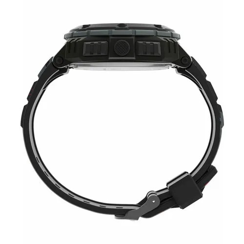 Наручные часы TIMEX Часы наручные мужские Timex TW2V85100, Электронные 50мм, черный