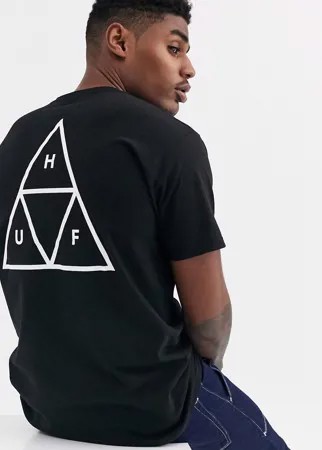 Черная футболка HUF-Черный