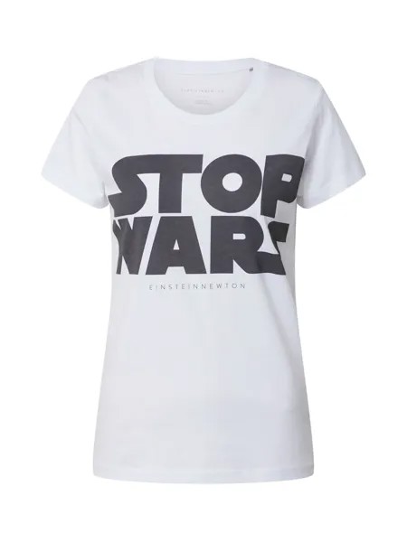 Футболка EINSTEIN & NEWTON STOP WARS, белый