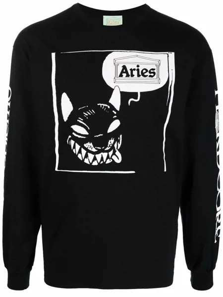 Aries топ с длинными рукавами и графичным принтом