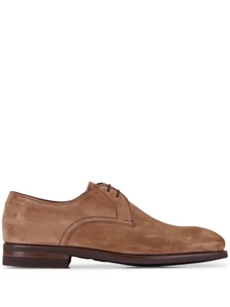 Туфли Carnera на шнуровке Bontoni, коричневый