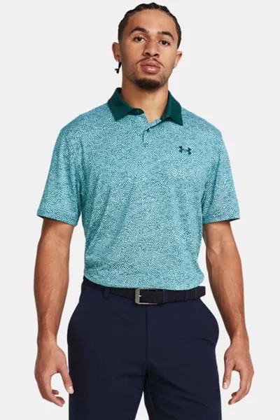 Рубашка-Поло с принтом Golf t2g Under Armour, синий