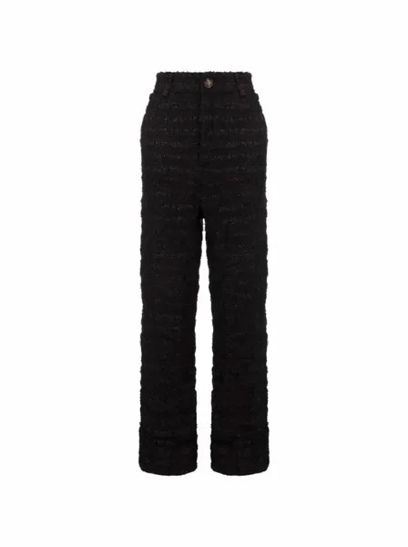 Твидовые широкие брюки Balenciaga