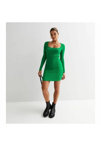 Платье из джерси New Look, зеленый