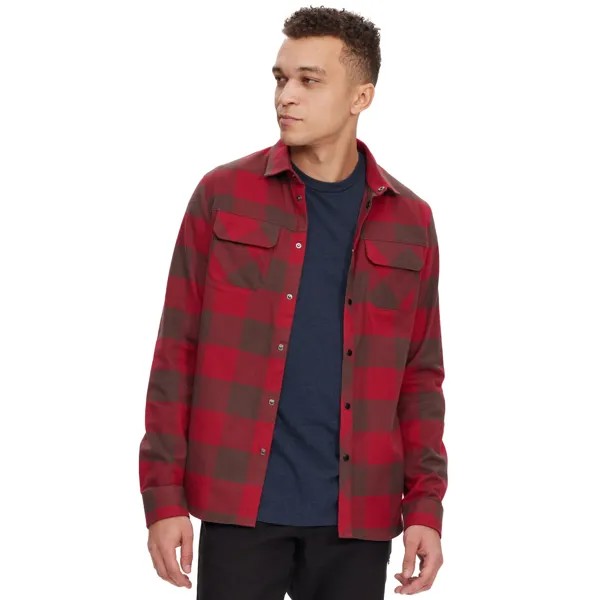 Рубашка evo Heavyweight Stretch Flannel, цвет Bloodstone / Oak