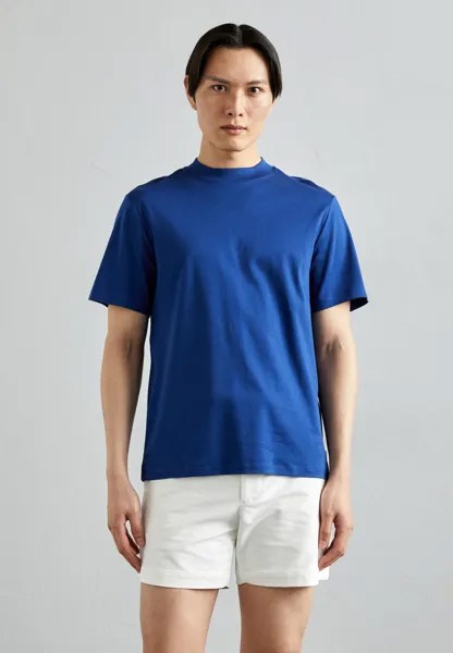 Базовая футболка Ace Mock Neck T-Shirt J.LINDEBERG, синий