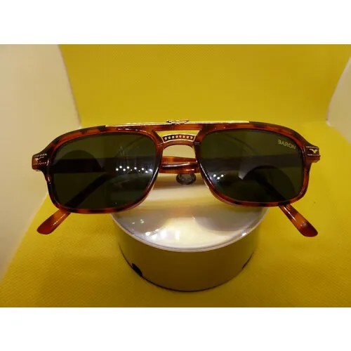 Солнцезащитные очки Baron барон 96338181240, овальные, оправа: пластик, складные, с защитой от УФ, мультиколор