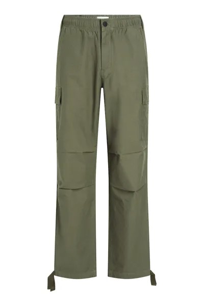 Хлопковые брюки-карго Calvin Klein Jeans, зеленый
