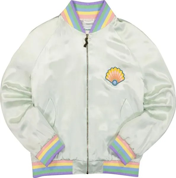 Куртка Casablanca Souvenir Jacket 'Mint', зеленый