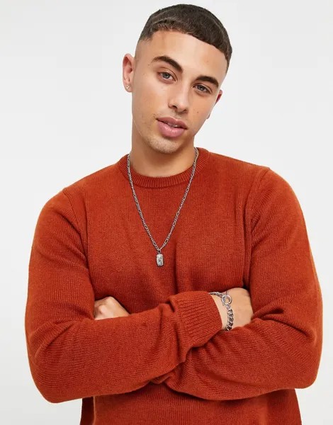 Джемпер Carhartt WIP Allen-Оранжевый цвет
