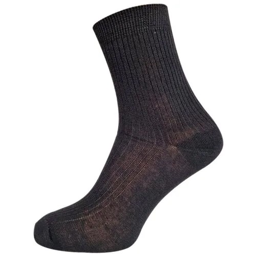 Женские носки Пирамида средние, 10 пар, размер 23, черный