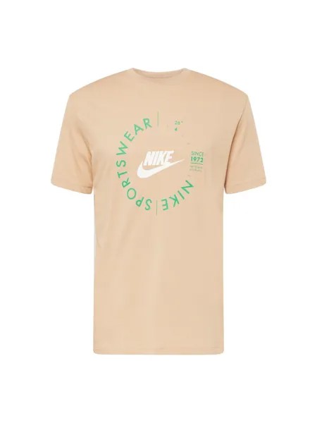 Футболка Nike Sportswear, бежевый